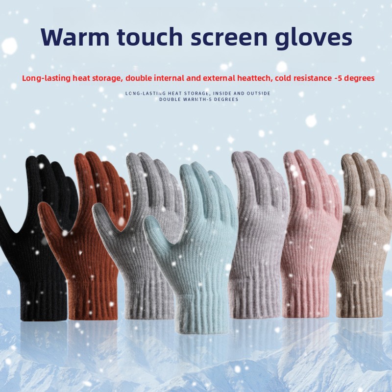 여성용 겨울용 두꺼운 플리스 안감 니트 장갑, 알파카  - Wool Glove Lined 리뷰 및 가격