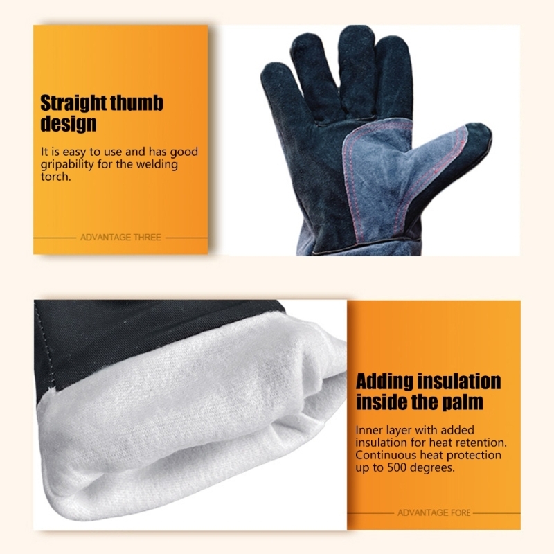 1쌍 확장 팔뚝 안전 장갑 산업용 500°C 내열성 - Heat Resistant Glove 리뷰 및 가격
