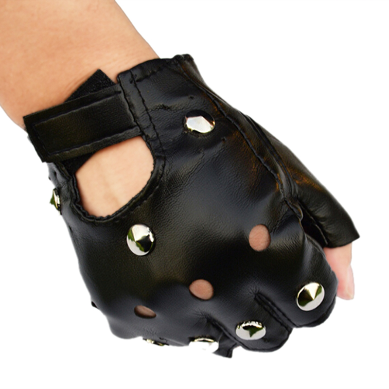 여성용 패션 댄스 오토바이 리벳 스터드 장갑, 펑크 가 - Leather Driving Glove 리뷰 및 가격