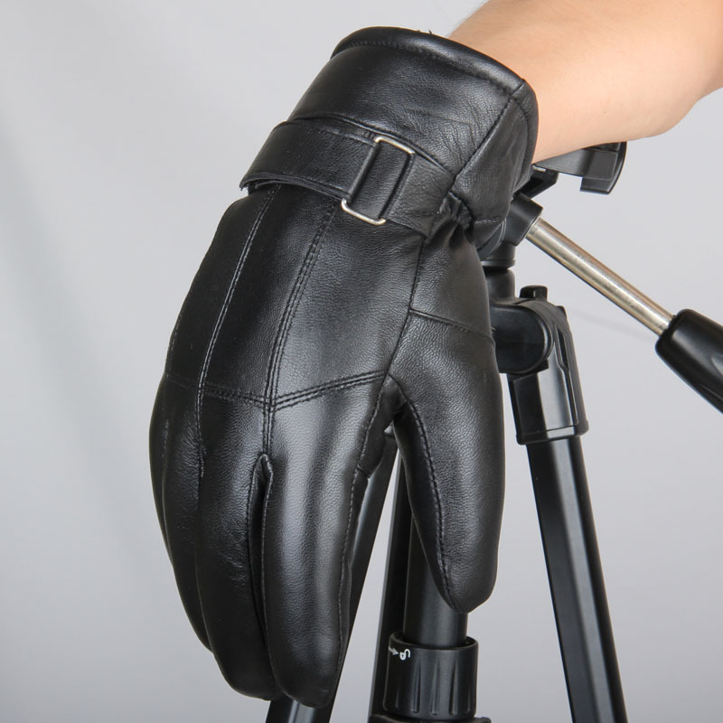 가죽 장갑 남성용 양모 양모 겨울 두꺼운 따뜻한 진짜  - Leather Driving Glove 리뷰 및 가격